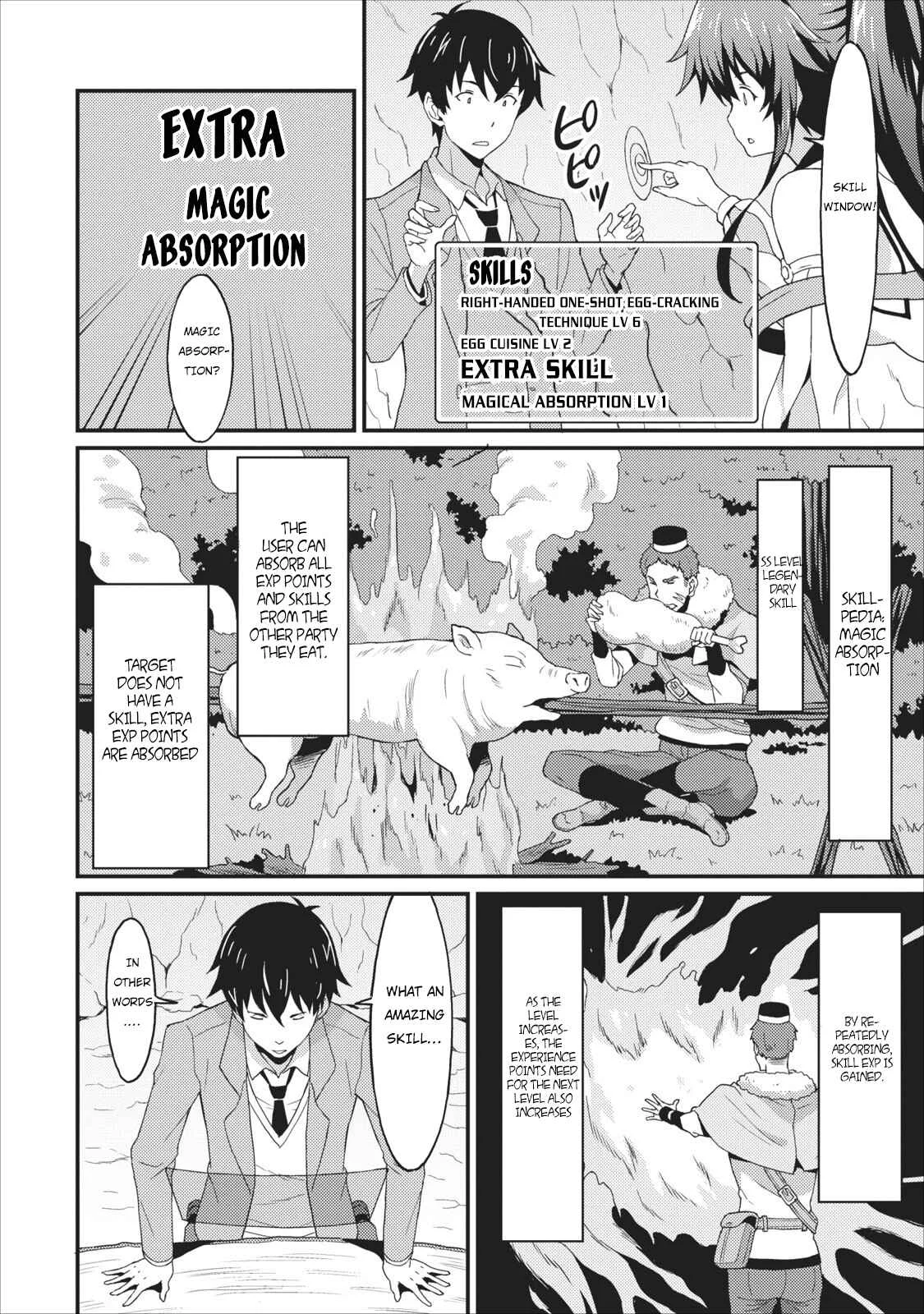 Taberu Dake de Level-Up! Damegami to Issho ni Isekai Musou Chapter 1 - Page 23