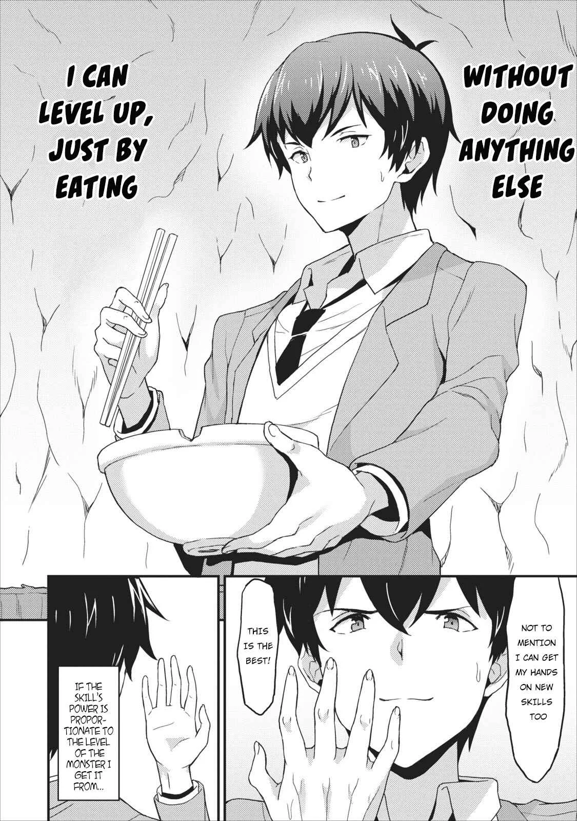 Taberu Dake de Level-Up! Damegami to Issho ni Isekai Musou Chapter 1 - Page 39