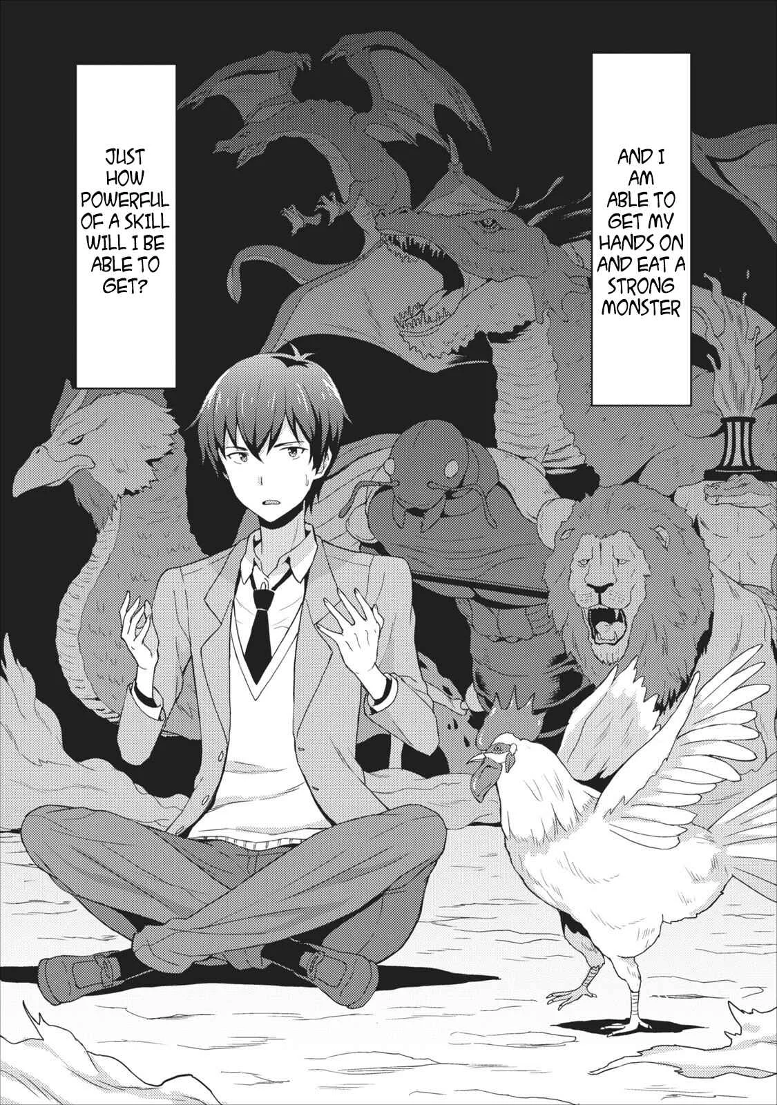 Taberu Dake de Level-Up! Damegami to Issho ni Isekai Musou Chapter 1 - Page 40