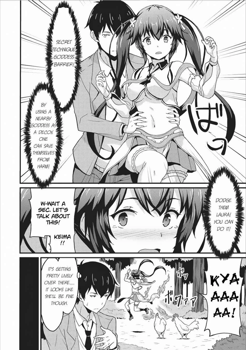 Taberu Dake de Level-Up! Damegami to Issho ni Isekai Musou Chapter 2: The Four Heavenly Kings of the Forest - Page 9