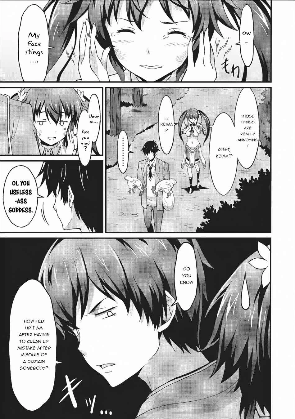 Taberu Dake de Level-Up! Damegami to Issho ni Isekai Musou Chapter 2: The Four Heavenly Kings of the Forest - Page 10