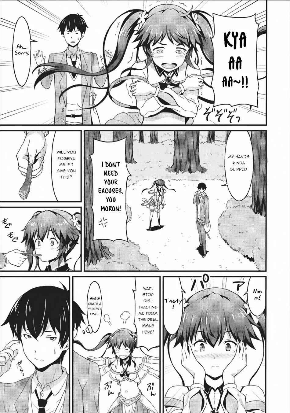 Taberu Dake de Level-Up! Damegami to Issho ni Isekai Musou Chapter 2: The Four Heavenly Kings of the Forest - Page 28