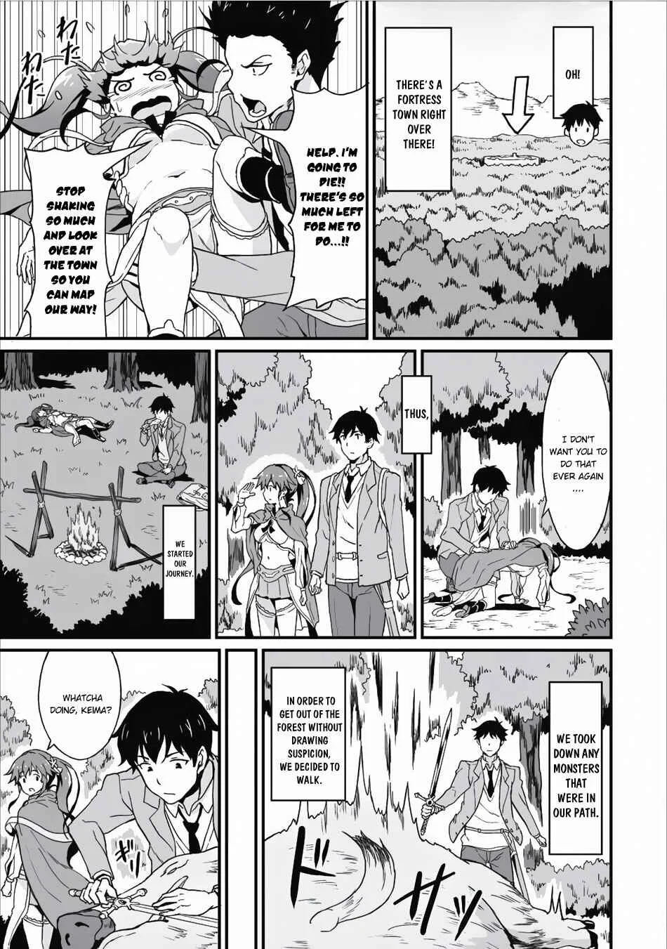 Taberu Dake de Level-Up! Damegami to Issho ni Isekai Musou Chapter 4: Setting Forth To A New Town - Page 4