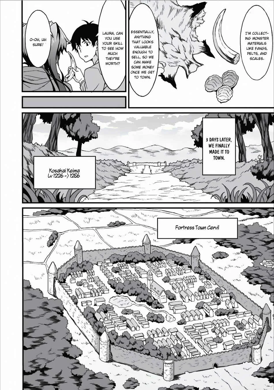 Taberu Dake de Level-Up! Damegami to Issho ni Isekai Musou Chapter 4: Setting Forth To A New Town - Page 5