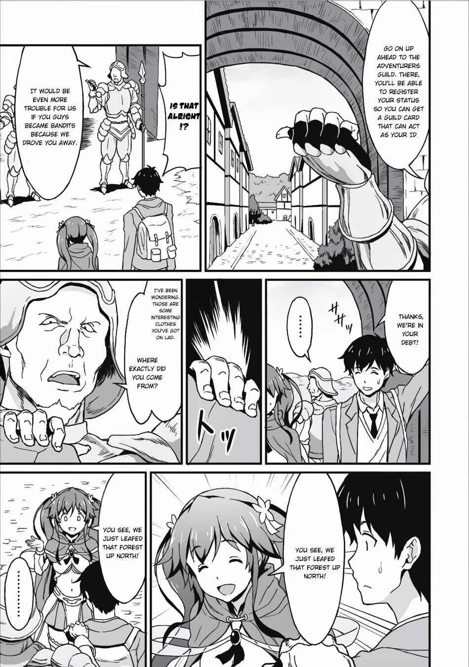 Taberu Dake de Level-Up! Damegami to Issho ni Isekai Musou Chapter 4: Setting Forth To A New Town - Page 8