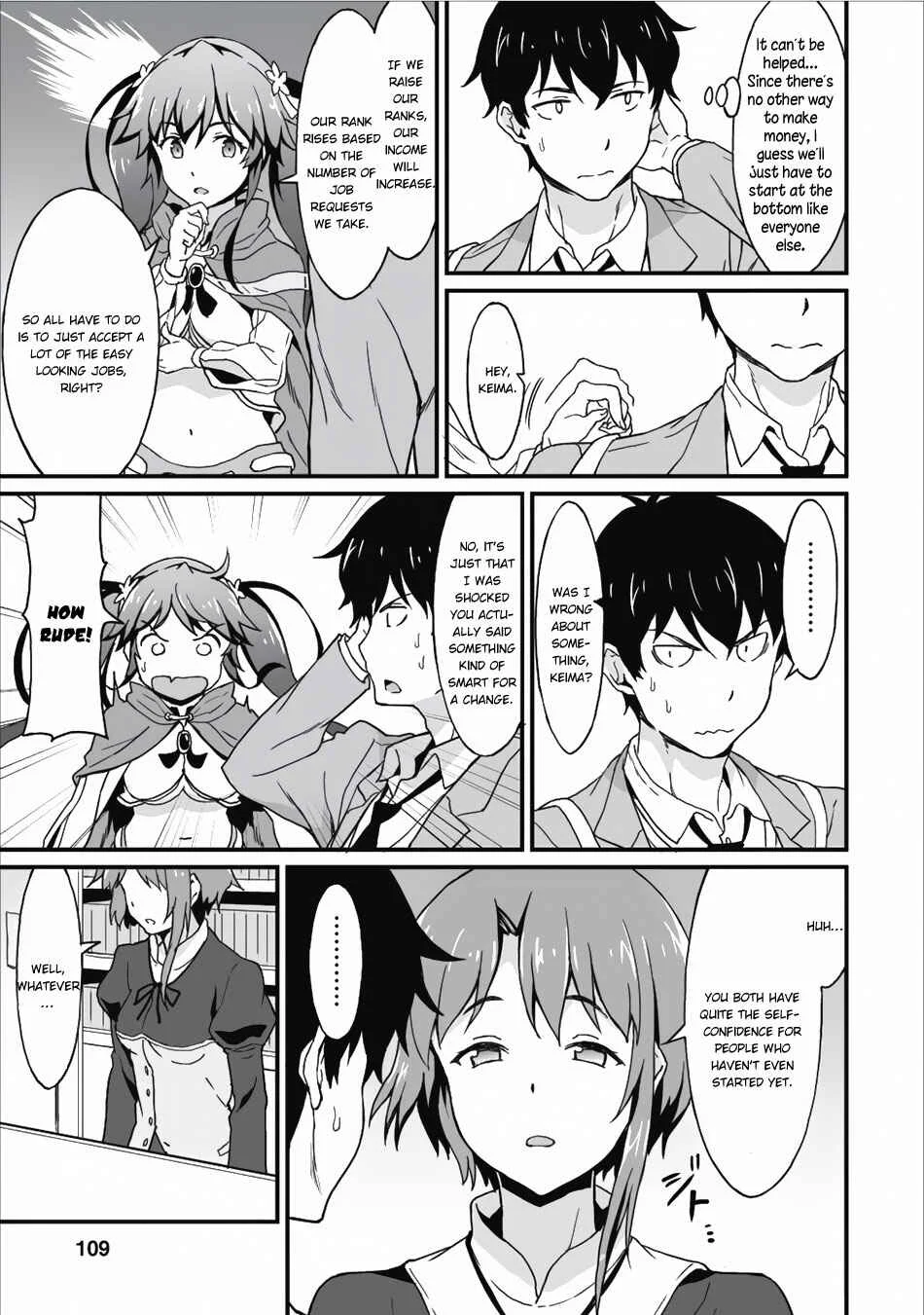 Taberu Dake de Level-Up! Damegami to Issho ni Isekai Musou Chapter 4: Setting Forth To A New Town - Page 12