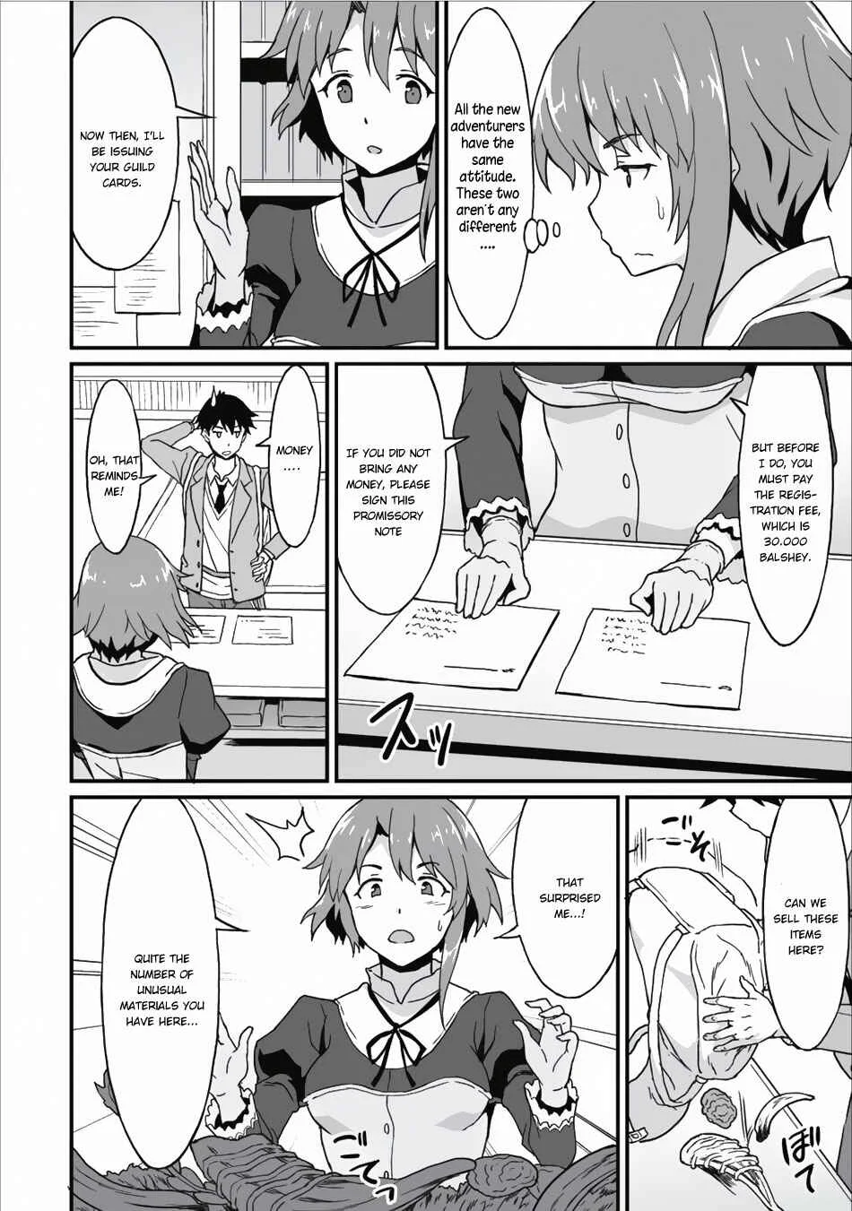 Taberu Dake de Level-Up! Damegami to Issho ni Isekai Musou Chapter 4: Setting Forth To A New Town - Page 13