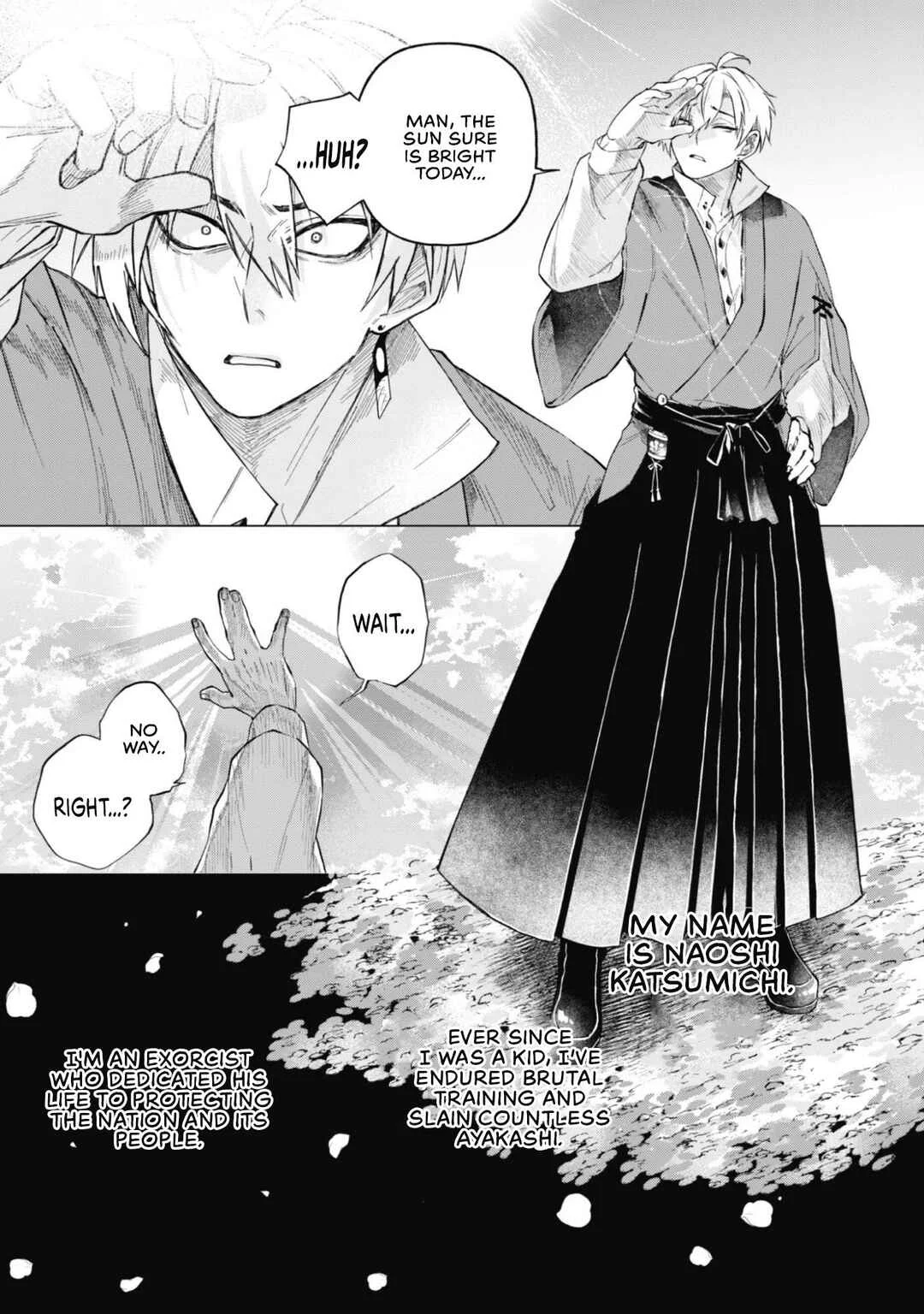 Taimashi Tensei ~Kakoku na Eroge Sekai de Kitsunegao no Kansaiben na Shouwaru Otoko wa Donai Surya Ee desu ka?~ Chapter 1: A man named Naoshi Katsumichi, First-Class Exorcist - Page 3