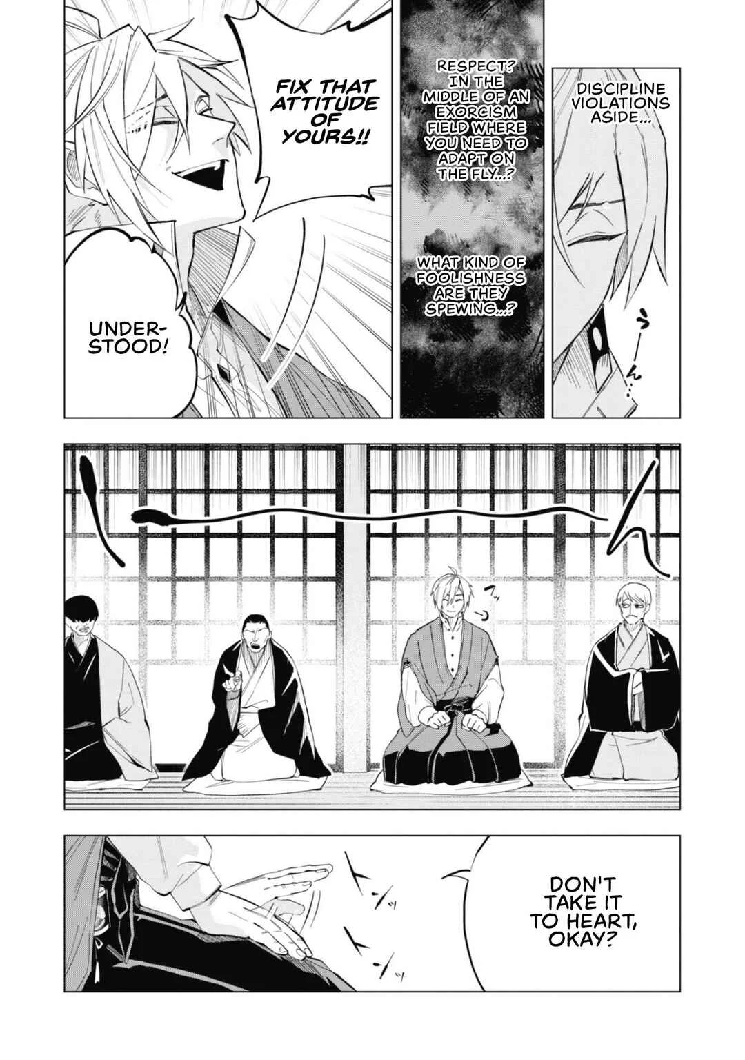 Taimashi Tensei ~Kakoku na Eroge Sekai de Kitsunegao no Kansaiben na Shouwaru Otoko wa Donai Surya Ee desu ka?~ Chapter 1: A man named Naoshi Katsumichi, First-Class Exorcist - Page 14