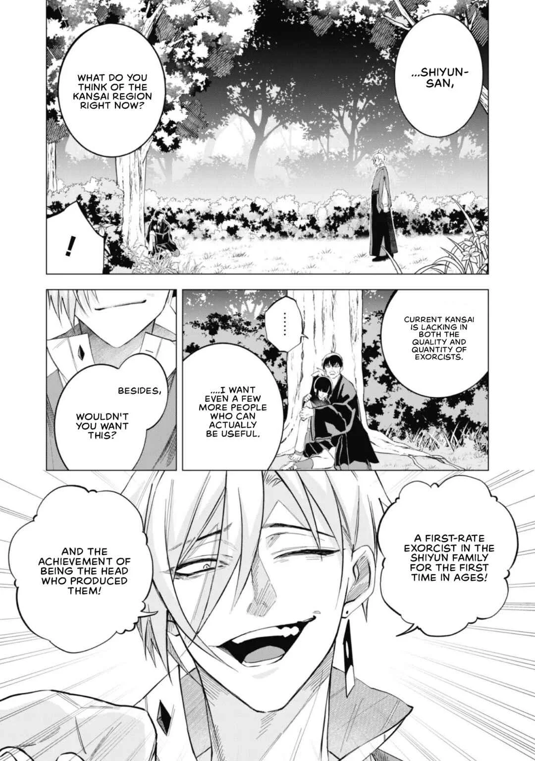 Taimashi Tensei ~Kakoku na Eroge Sekai de Kitsunegao no Kansaiben na Shouwaru Otoko wa Donai Surya Ee desu ka?~ Chapter 2: The night of second-class exorcist suzuri shiun - Page 3