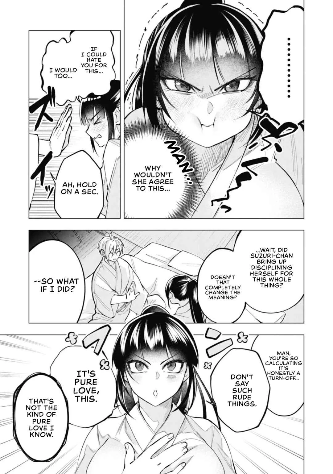 Taimashi Tensei ~Kakoku na Eroge Sekai de Kitsunegao no Kansaiben na Shouwaru Otoko wa Donai Surya Ee desu ka?~ Chapter 2: The night of second-class exorcist suzuri shiun - Page 13