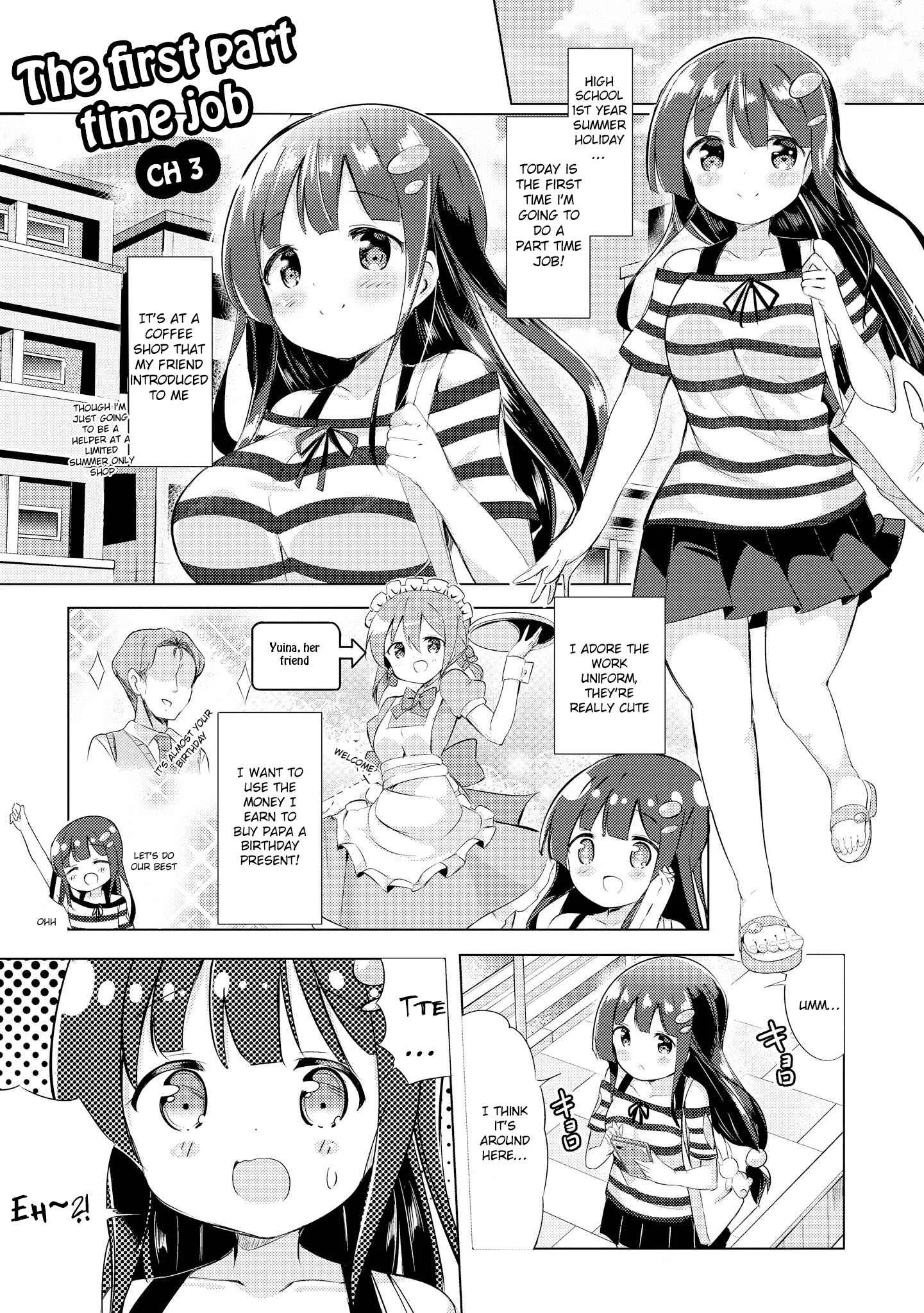 Tawawa na Oppai wa Suki desu ka? Kyonyuu Shoujo Anthology Comic Chapter 3: The First Part Time Job - Page 3