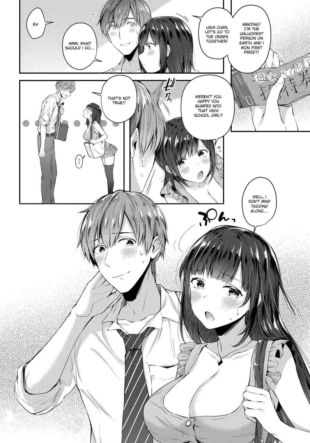 Tawawa na Oppai wa Suki desu ka? Kyonyuu Shoujo Anthology Comic Chapter 4: Ushi Chan's Good Luck Charm ~shopping district lottery~ - Page 9