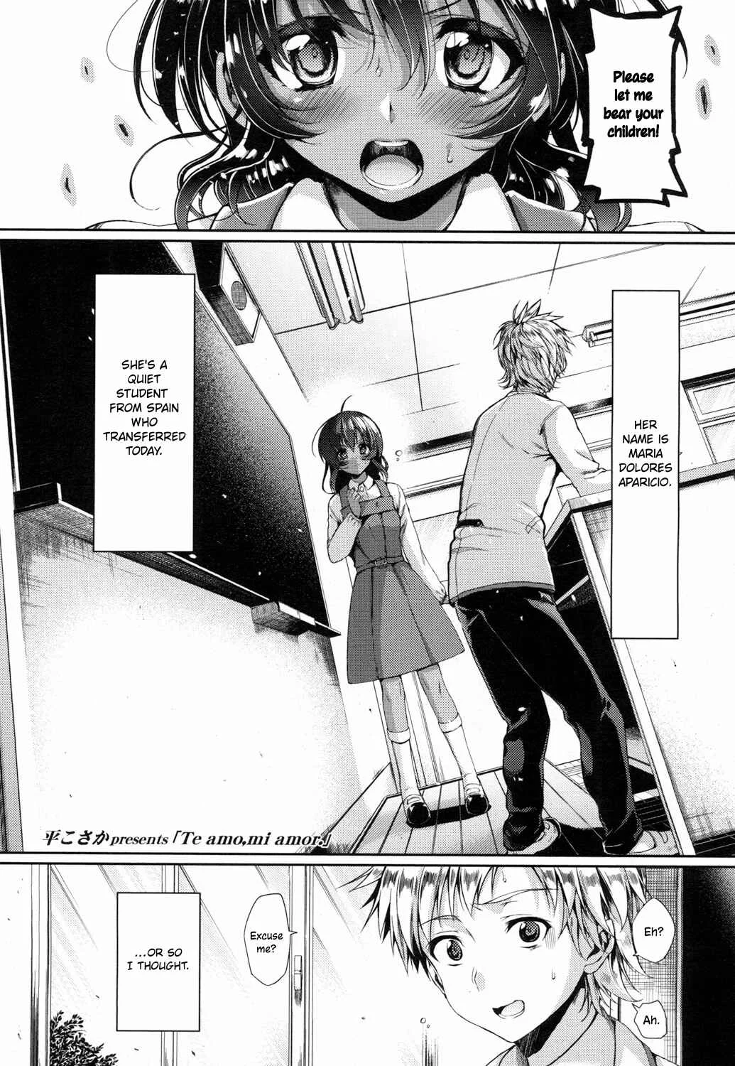 Te amo, mi amor. Chapter 1 - Page 1