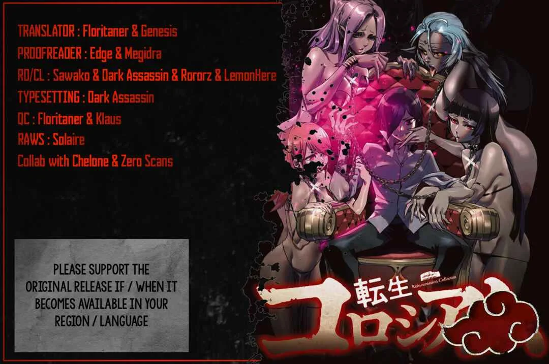 Tensei Coliseum: Saijaku Skill de Saikyou no Onna-tachi o Koryaku Shite Dorei Harem Tsukurimasu Chapter 2: Getting Down On Your Knees - Page 1