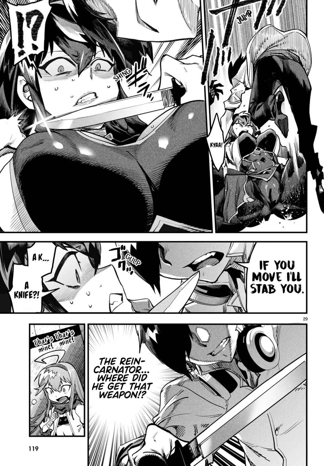Tensei Coliseum: Saijaku Skill de Saikyou no Onna-tachi o Koryaku Shite Dorei Harem Tsukurimasu Chapter 2: Getting Down On Your Knees - Page 30