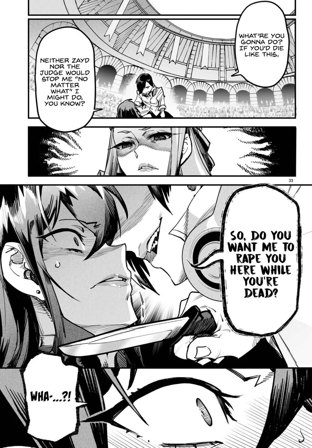 Tensei Coliseum: Saijaku Skill de Saikyou no Onna-tachi o Koryaku Shite Dorei Harem Tsukurimasu Chapter 2: Getting Down On Your Knees - Page 34