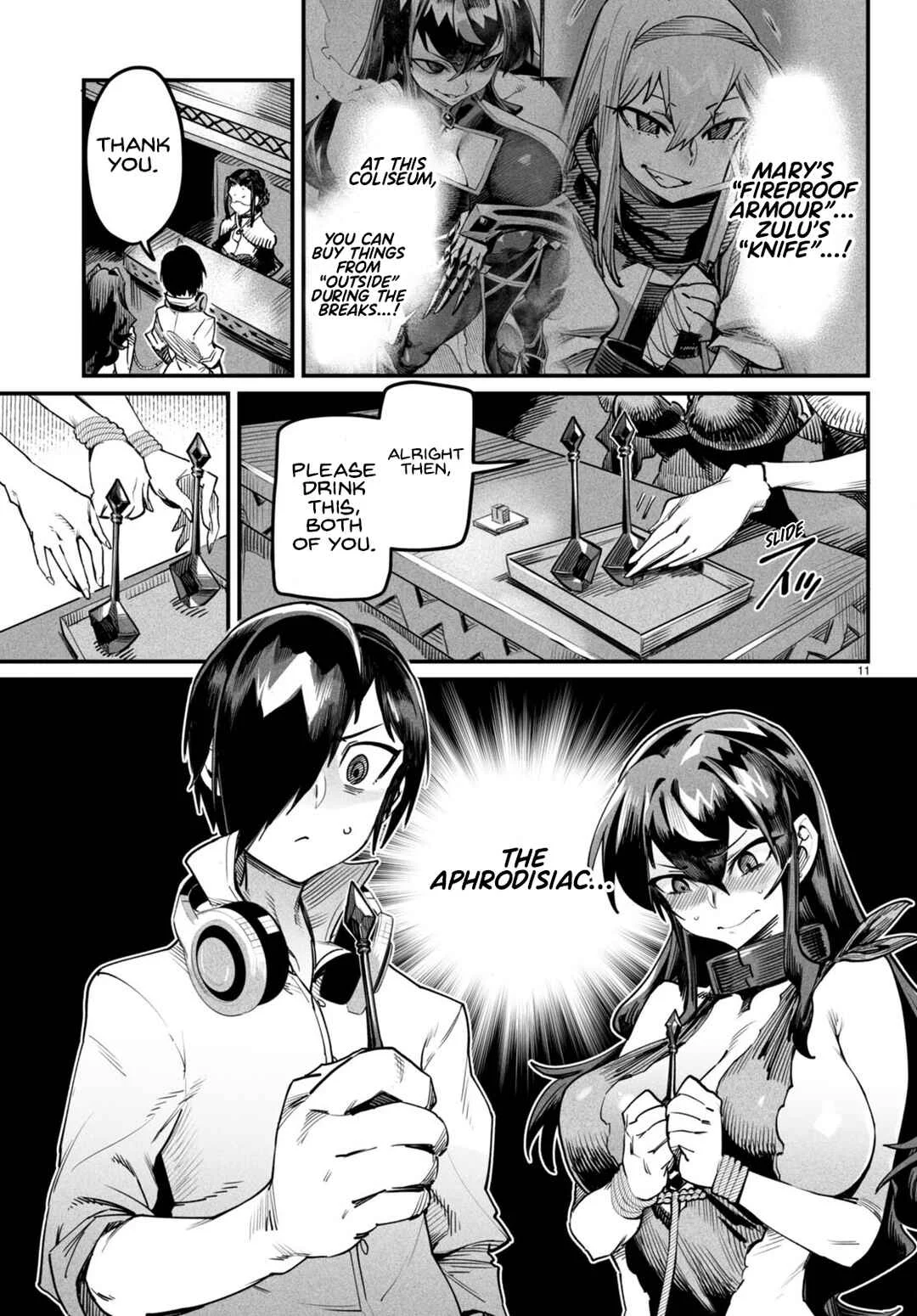 Tensei Coliseum: Saijaku Skill de Saikyou no Onna-tachi o Koryaku Shite Dorei Harem Tsukurimasu Chapter 3: Breeding For The First Time - Page 12