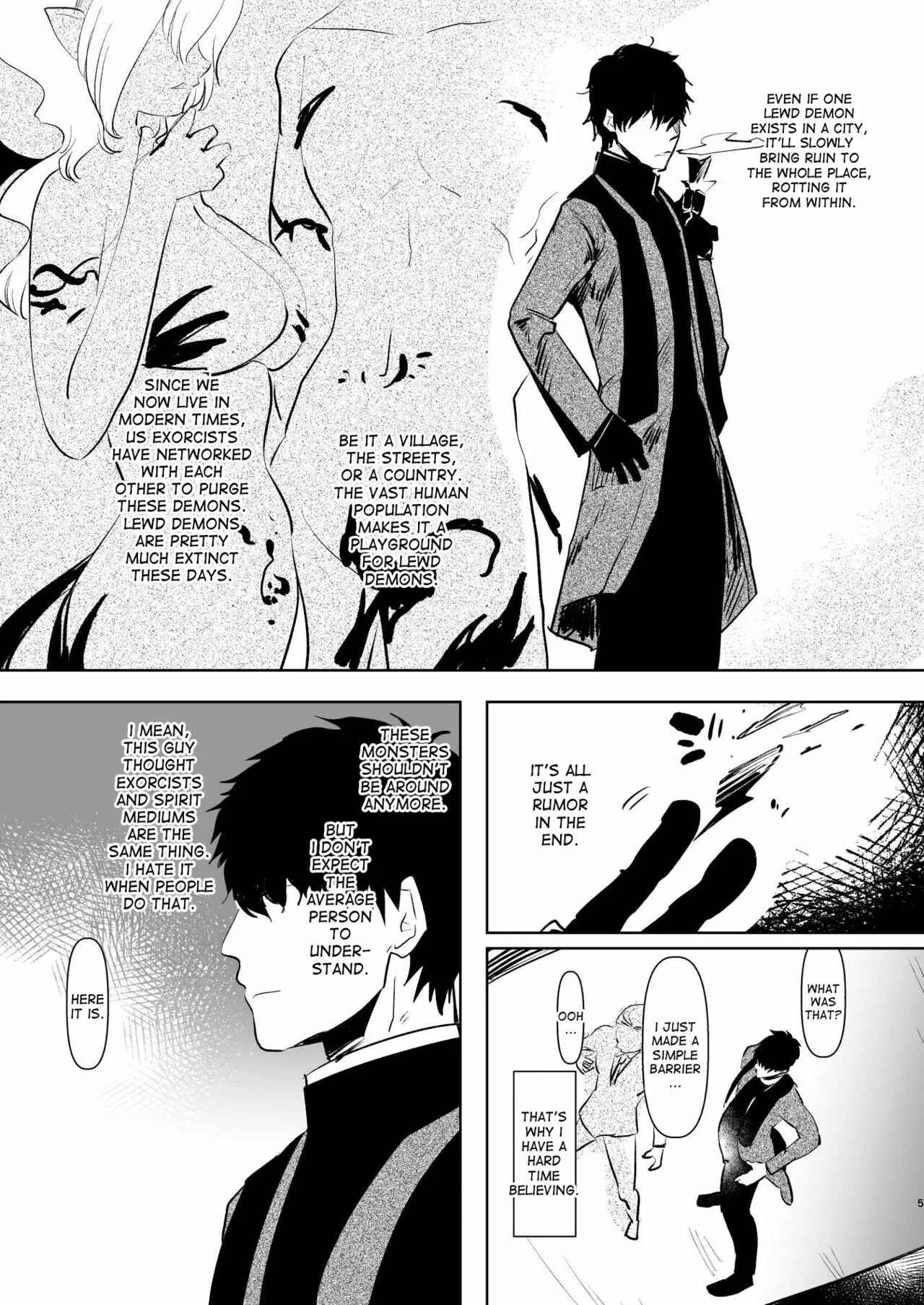 That Time When I, an Exorcist, Lost to Futanari Demon Cock Chapter 1: Oneshot - Page 5