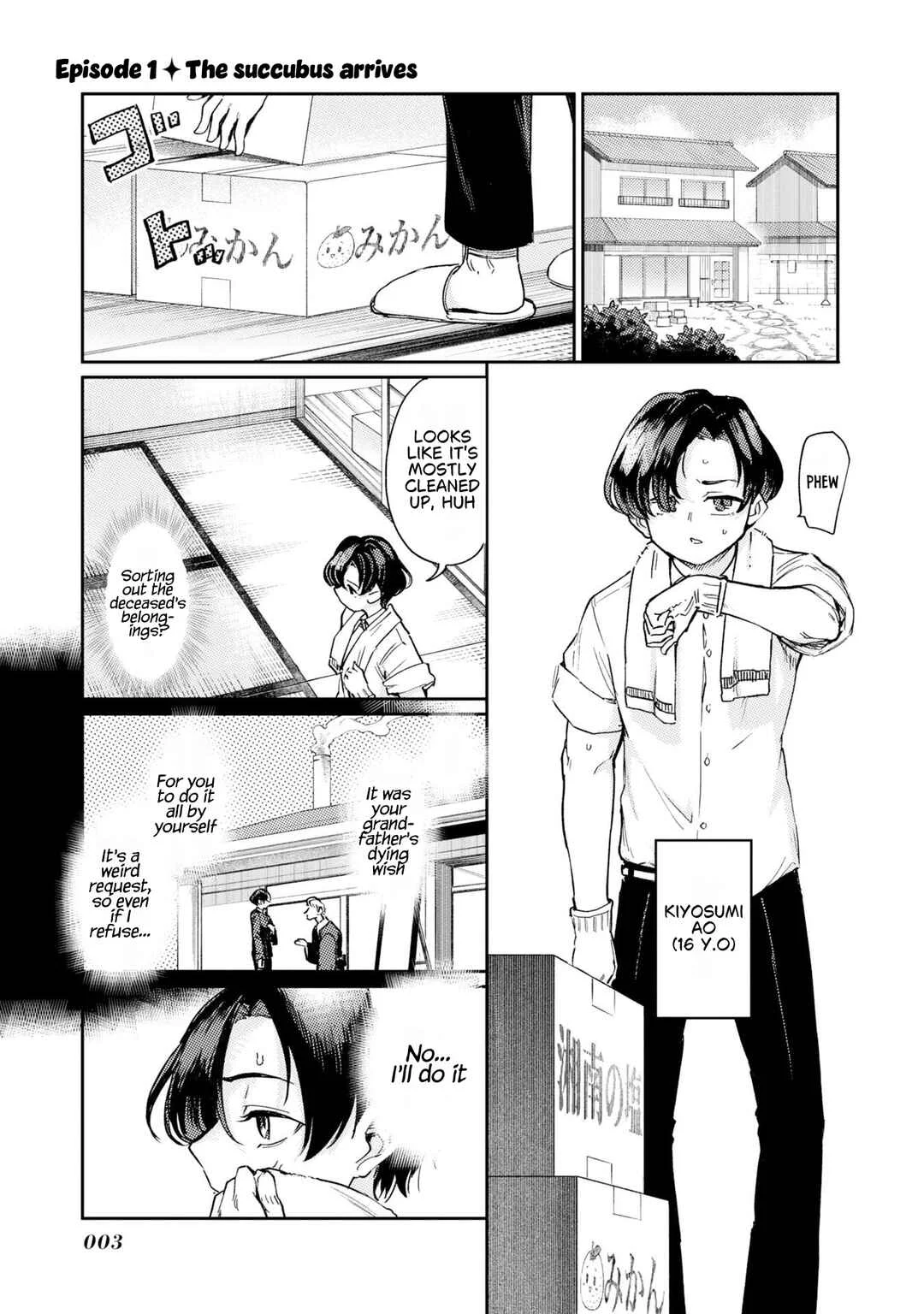 The Germaphobe Succubus Hates XXX Chapter 1: The succubus arrives - Page 1