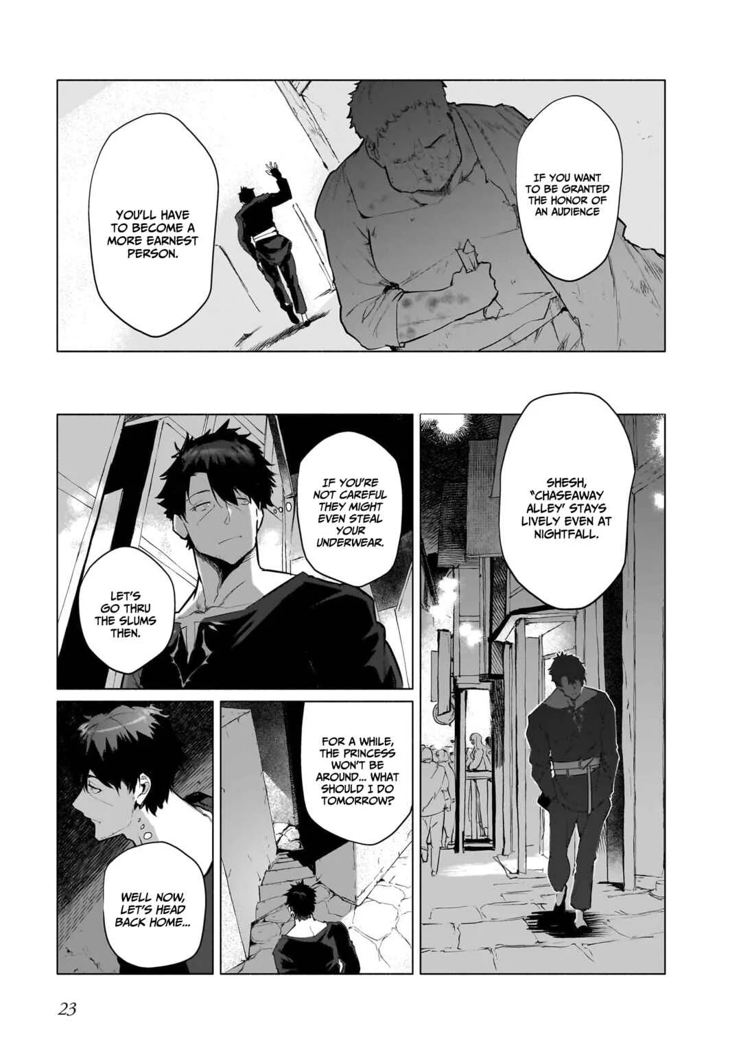 The Kept Man of the Princess Knight Chapter 1: A neet from the labyrinth city "Grey Neighbor" - Page 18