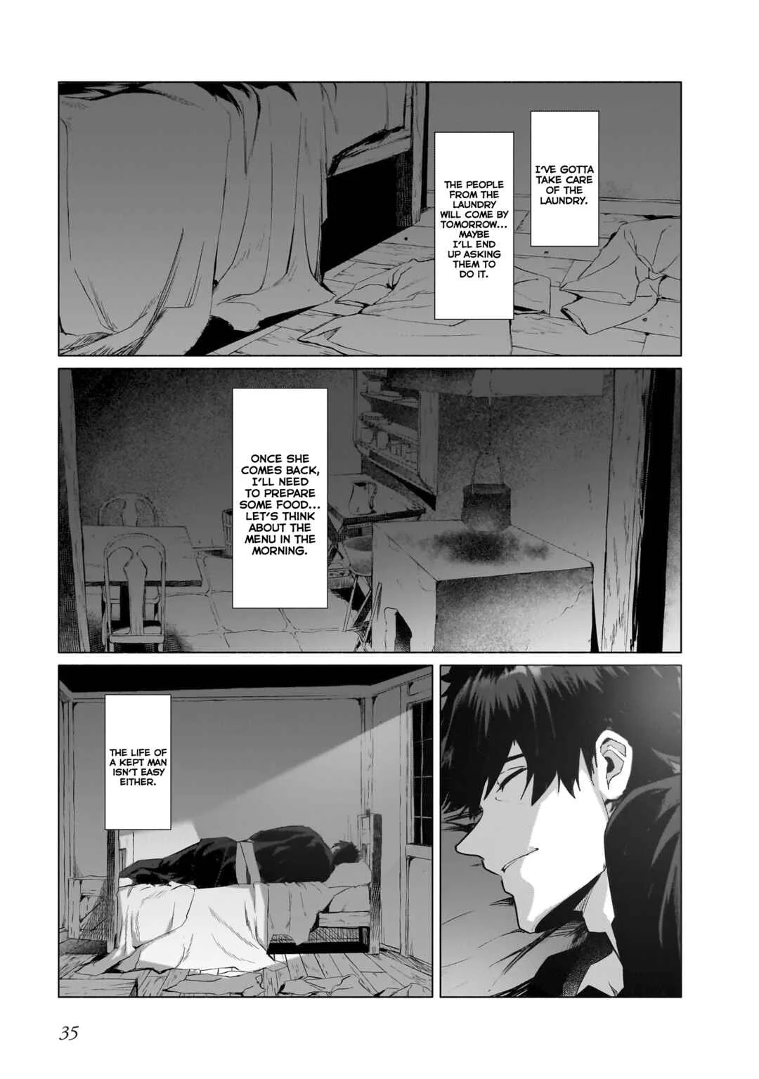 The Kept Man of the Princess Knight Chapter 1: A neet from the labyrinth city "Grey Neighbor" - Page 30