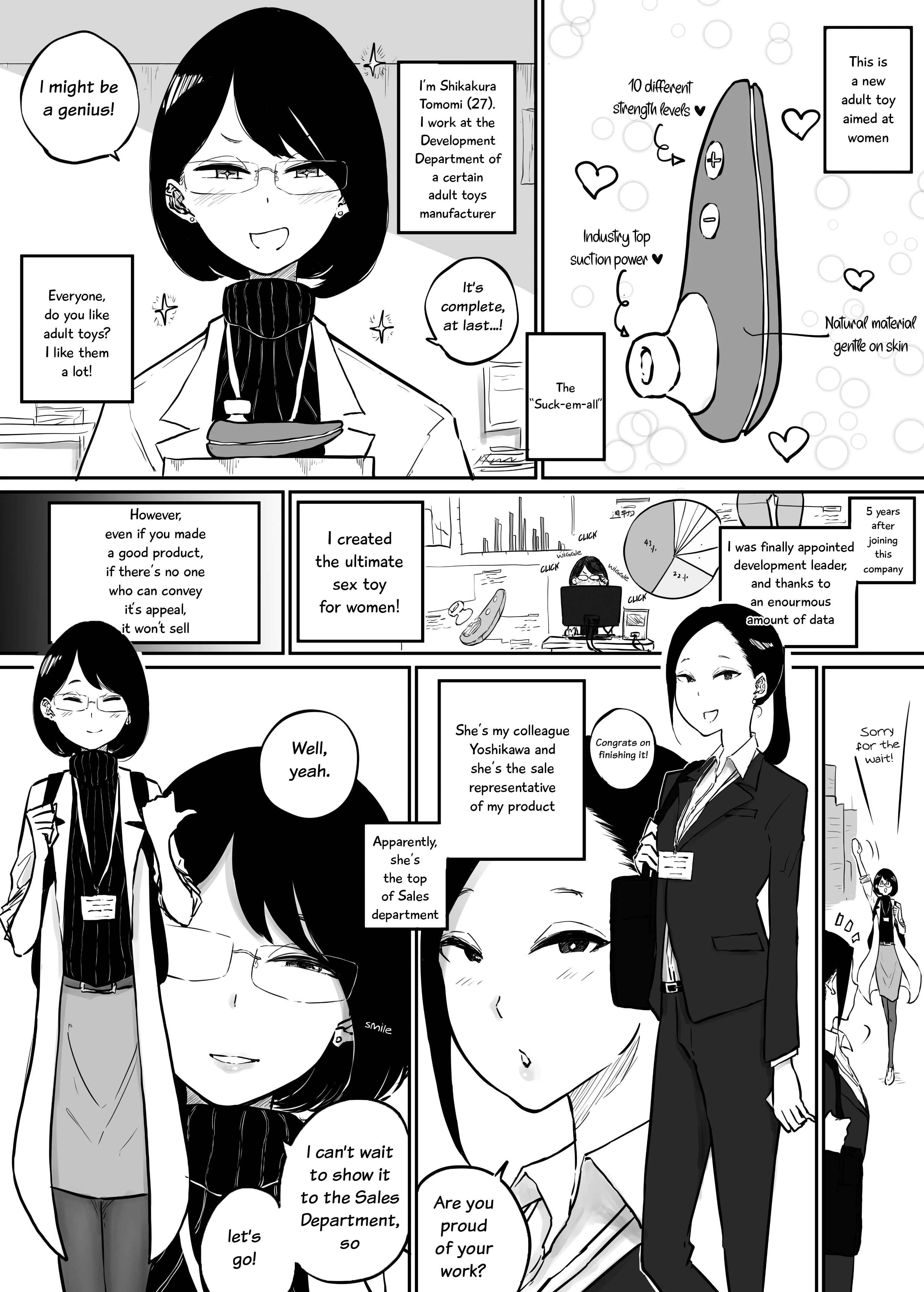 The Sales Rep Who Absolutely Won’t Come VS The Researcher Who Absolutely Wants to Make Her Come Chapter 1 - Page 1