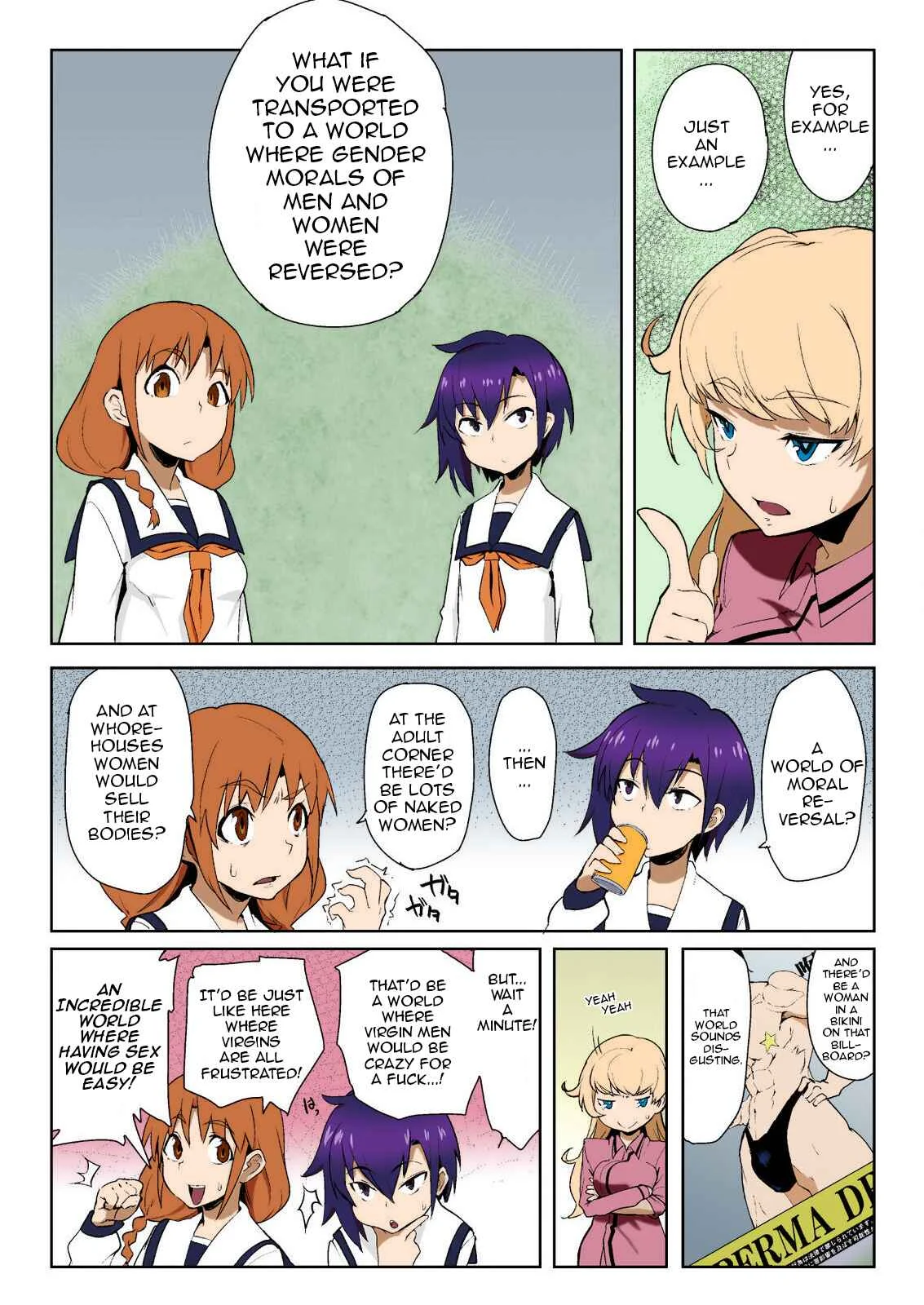 The World of Moral Reversal (Fan Colored) Chapter 1: When I Awoke... - Page 14