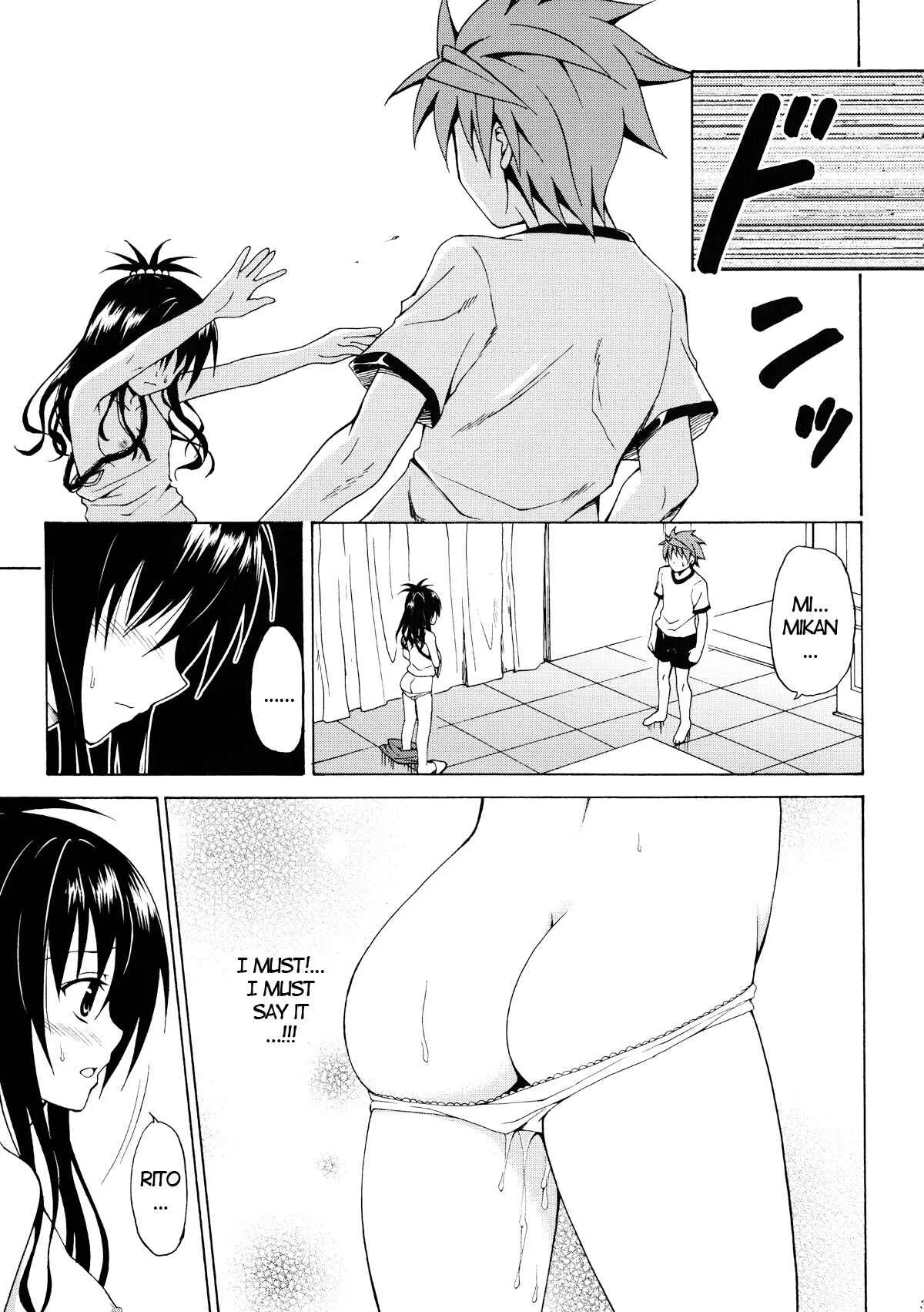To LOVE-Ru - Kindan no Mikan ~Soushuuhen+~ (Doujinshi) Chapter 1: Mikan the Forbidden Fruit (1) - Page 38