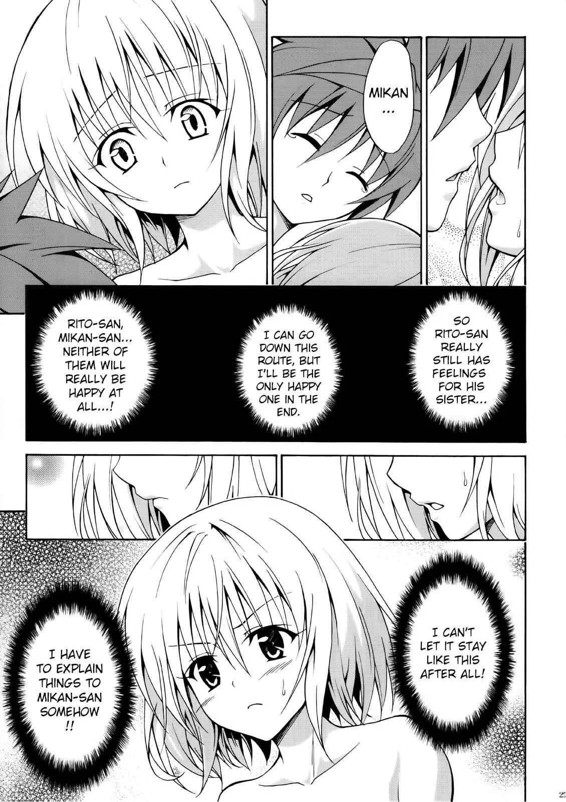 To LOVE-Ru - Kindan no Mikan ~Soushuuhen+~ (Doujinshi) Chapter 2: Mikan the Forbidden Fruit (2) - Page 26