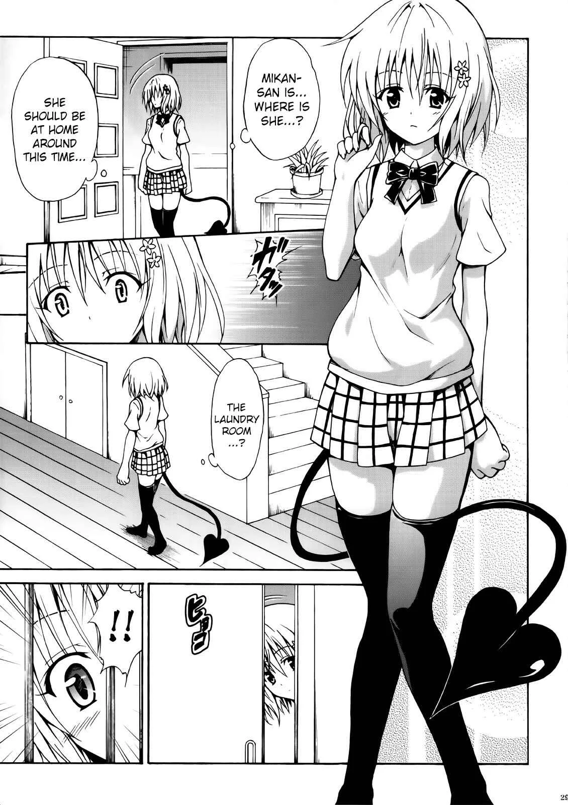To LOVE-Ru - Kindan no Mikan ~Soushuuhen+~ (Doujinshi) Chapter 2: Mikan the Forbidden Fruit (2) - Page 28