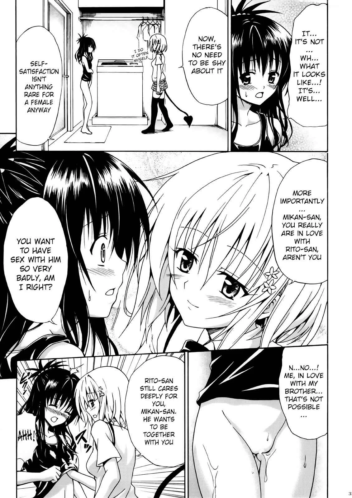 To LOVE-Ru - Kindan no Mikan ~Soushuuhen+~ (Doujinshi) Chapter 2: Mikan the Forbidden Fruit (2) - Page 34