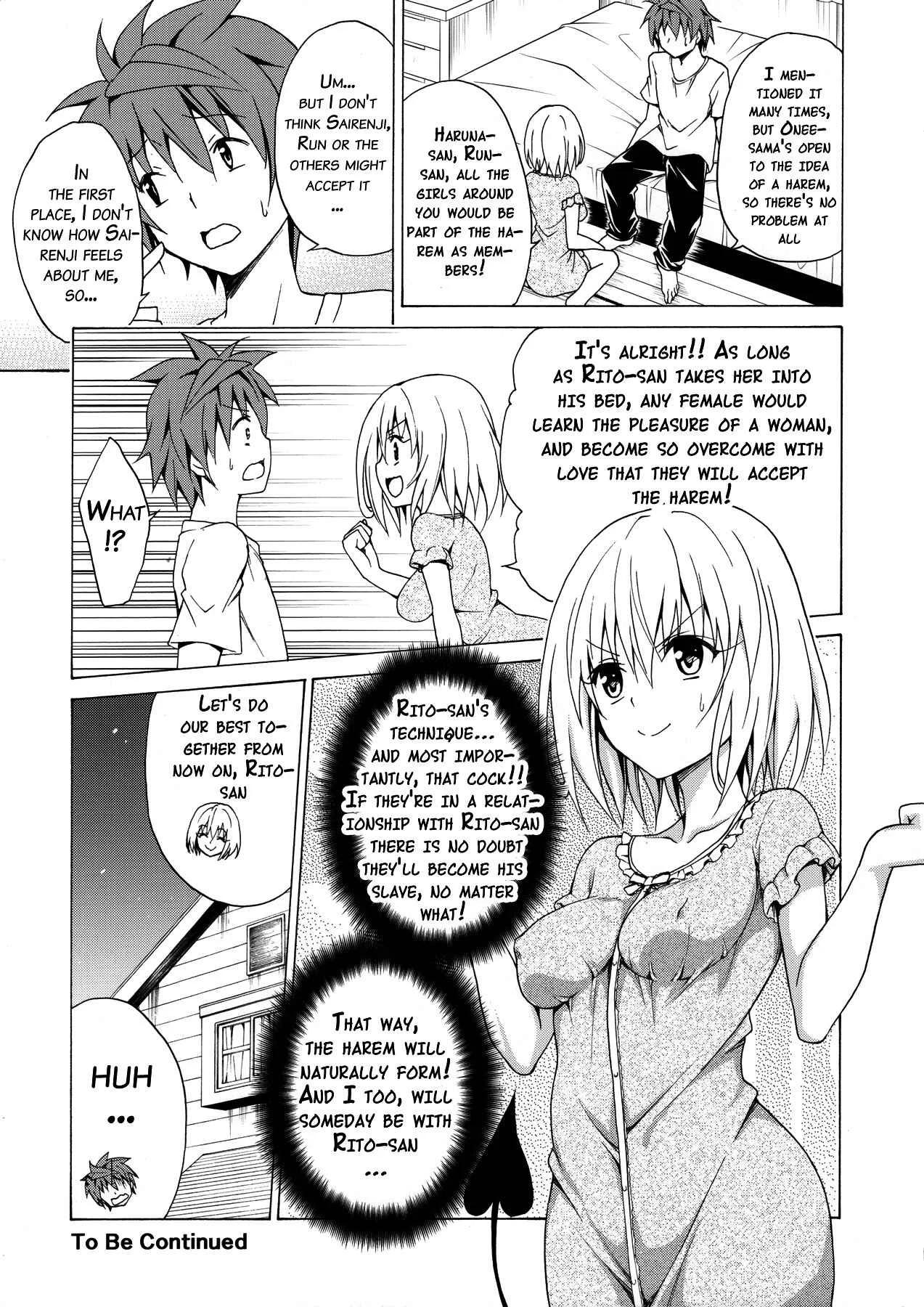 To LOVE-Ru - Mezase! Rakuen Keikaku (Doujinshi) Chapter 1 - Page 34