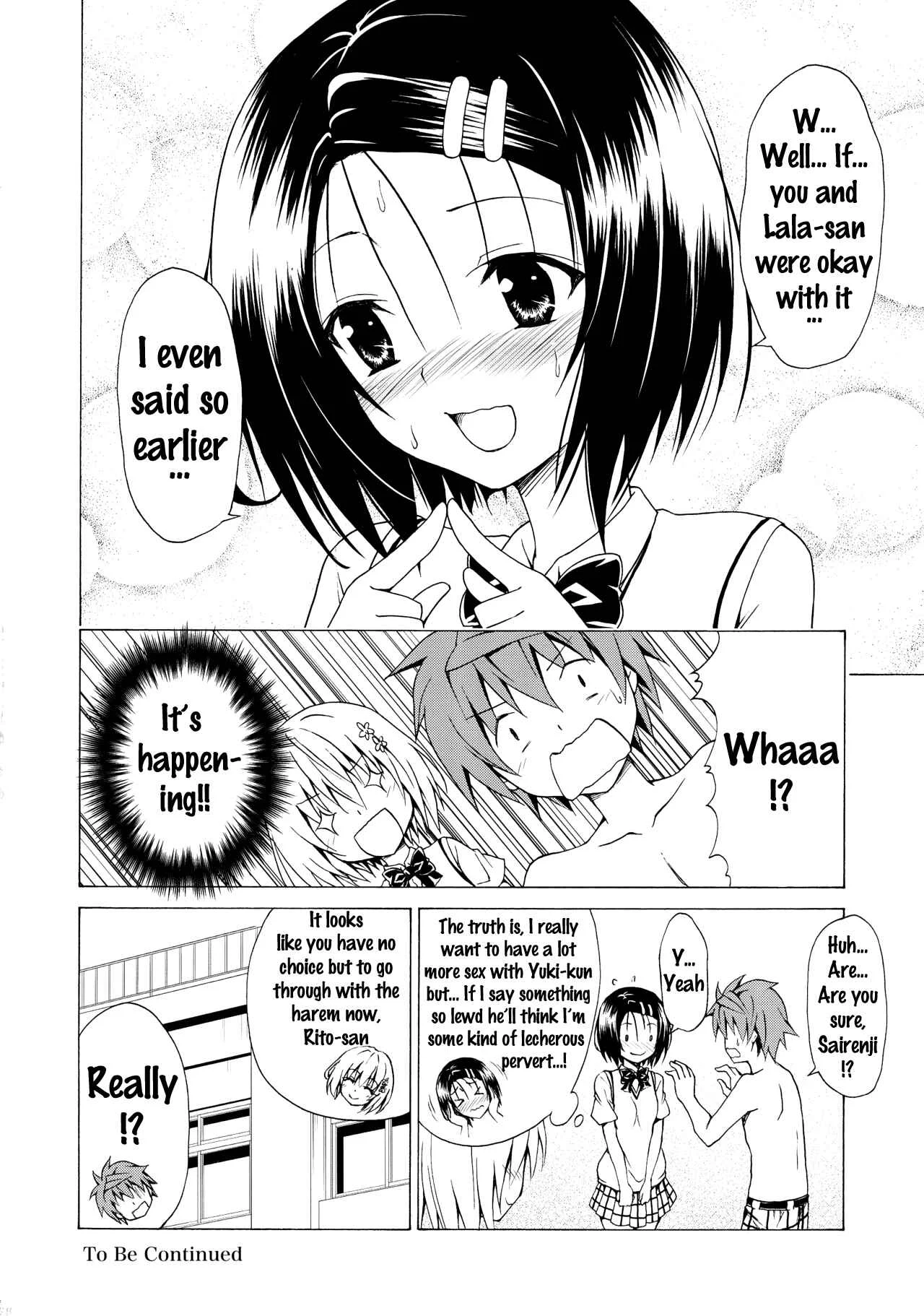 To LOVE-Ru - Mezase! Rakuen Keikaku (Doujinshi) Chapter 2 - Page 32