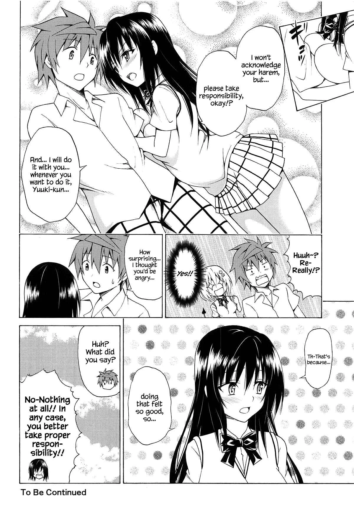 To LOVE-Ru - Mezase! Rakuen Keikaku (Doujinshi) Chapter 5 - Page 34