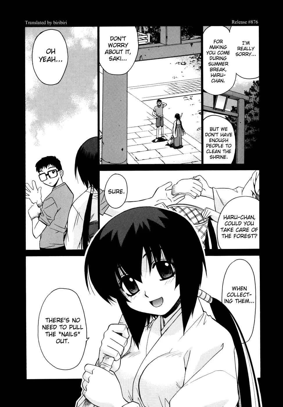 Tonari no Miko-san wa Minna Warau Chapter 2: The Shrine Maidens Around Me are All Smiling 2 - Page 1