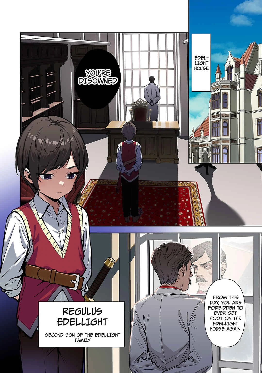Tousan wa "Kensei", Kaasan wa "Kenshin", Boku wa "Ochi〇po Chanbara Master" Chapter 1.1 - Page 5