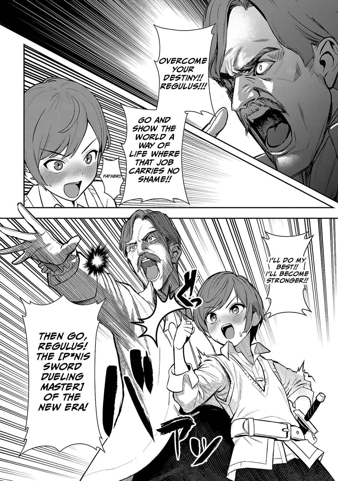 Tousan wa "Kensei", Kaasan wa "Kenshin", Boku wa "Ochi〇po Chanbara Master" Chapter 1.2 - Page 9