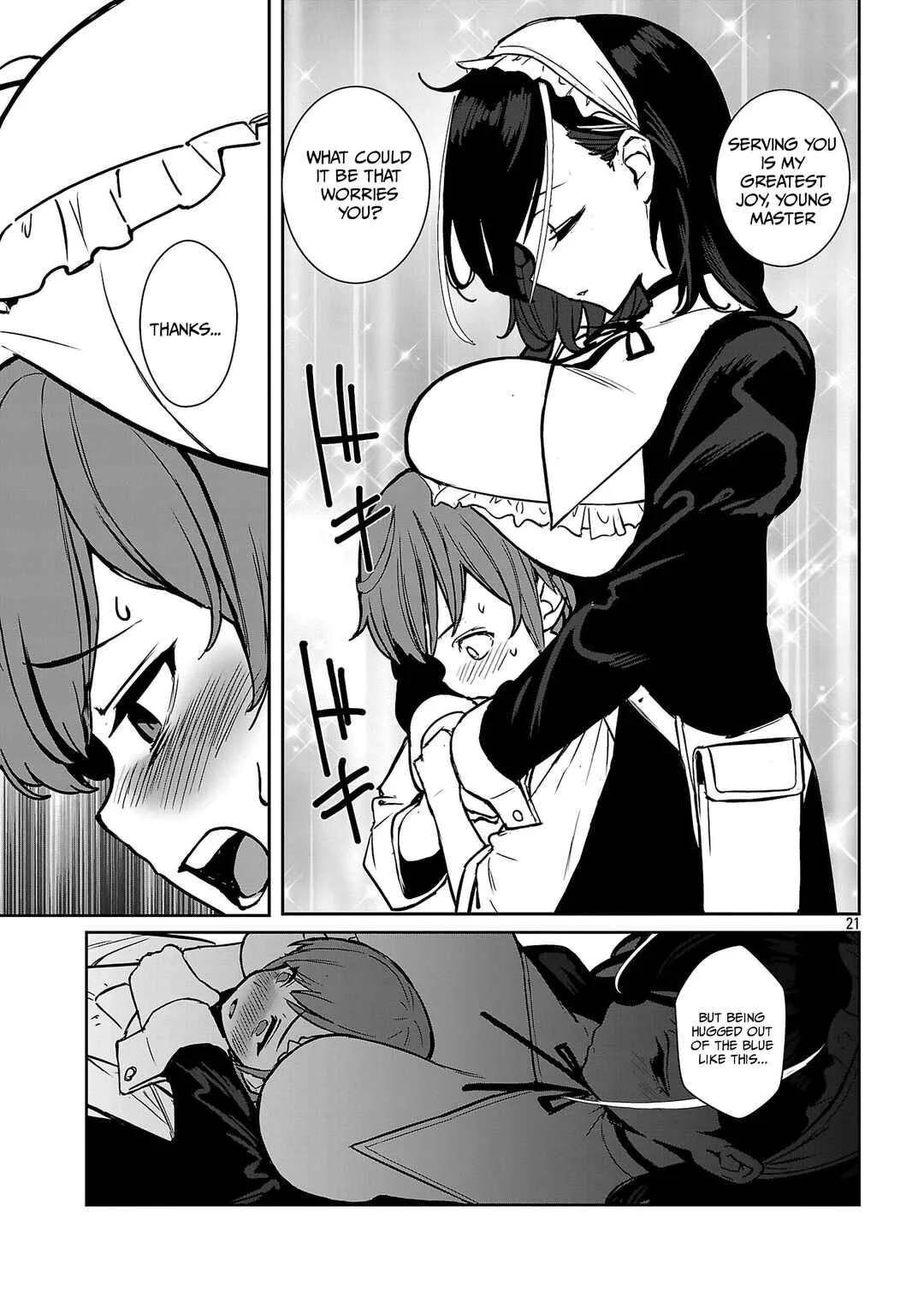 Tousan wa "Kensei", Kaasan wa "Kenshin", Boku wa "Ochi〇po Chanbara Master" Chapter 1.3 - Page 1