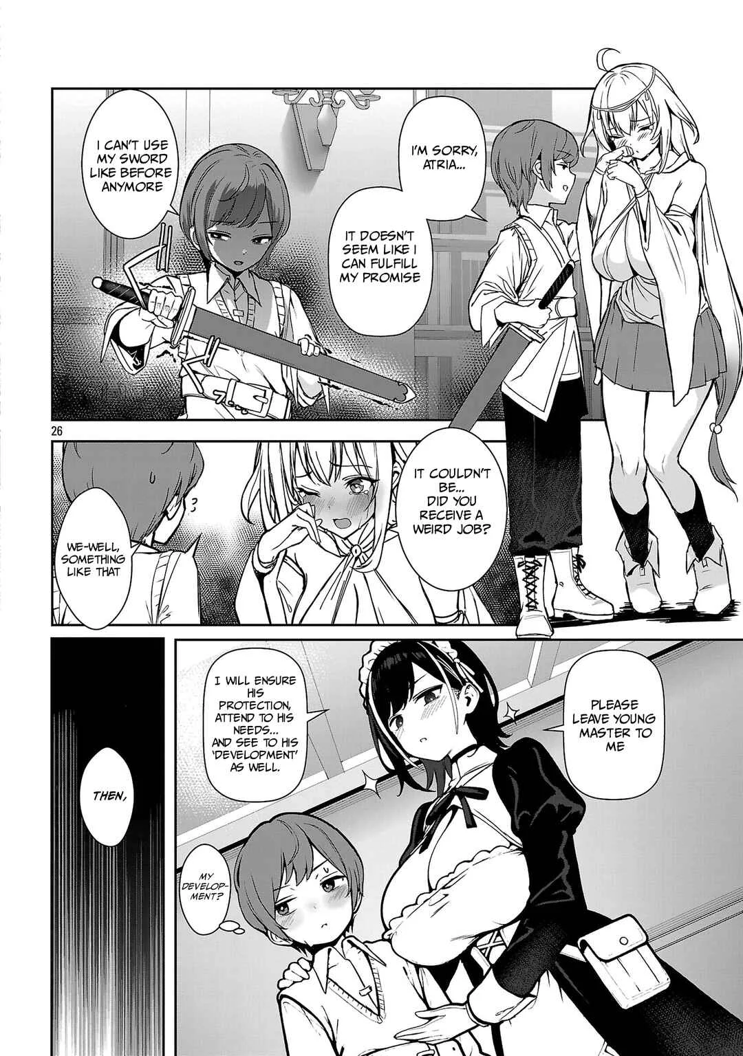 Tousan wa "Kensei", Kaasan wa "Kenshin", Boku wa "Ochi〇po Chanbara Master" Chapter 1.3 - Page 6