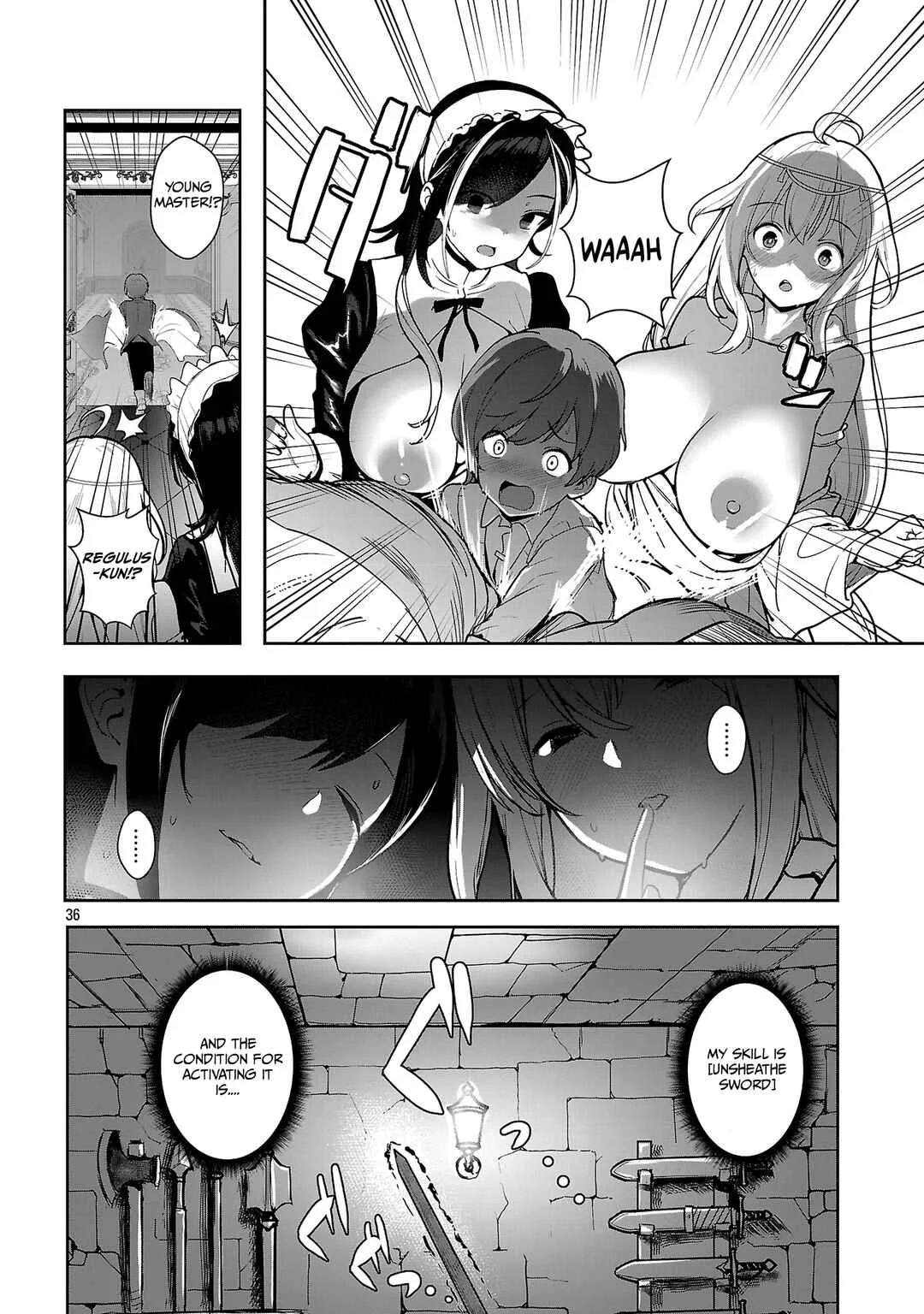 Tousan wa "Kensei", Kaasan wa "Kenshin", Boku wa "Ochi〇po Chanbara Master" Chapter 1.4 - Page 3