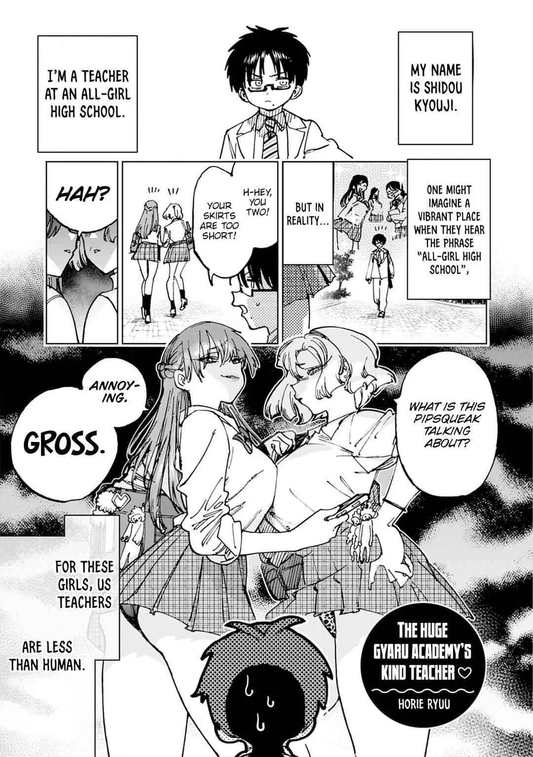 Uo Dekka - Kyonyuu Kyojiri Koushinchou Gyaru-chan wa Boku ni Koi Shiteru - Anthology Comic Chapter 1: The huge gyaru academy’s kind teacher ♡ - Page 2