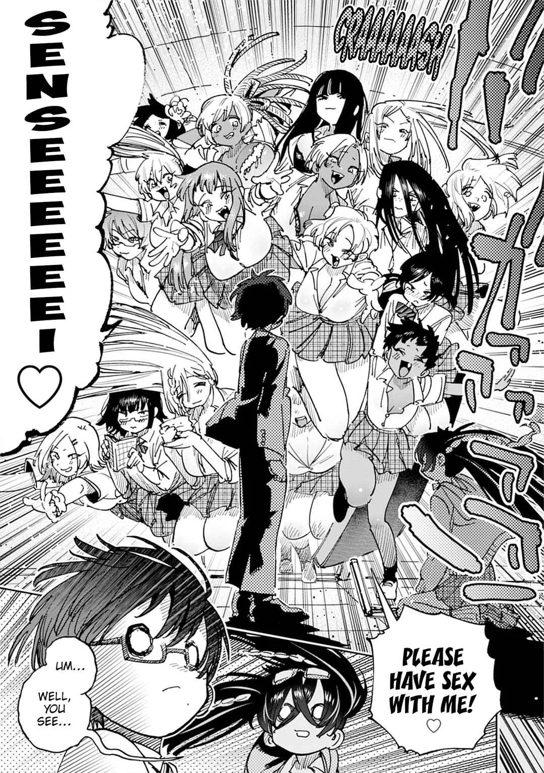 Uo Dekka - Kyonyuu Kyojiri Koushinchou Gyaru-chan wa Boku ni Koi Shiteru - Anthology Comic Chapter 1: The huge gyaru academy’s kind teacher ♡ - Page 14