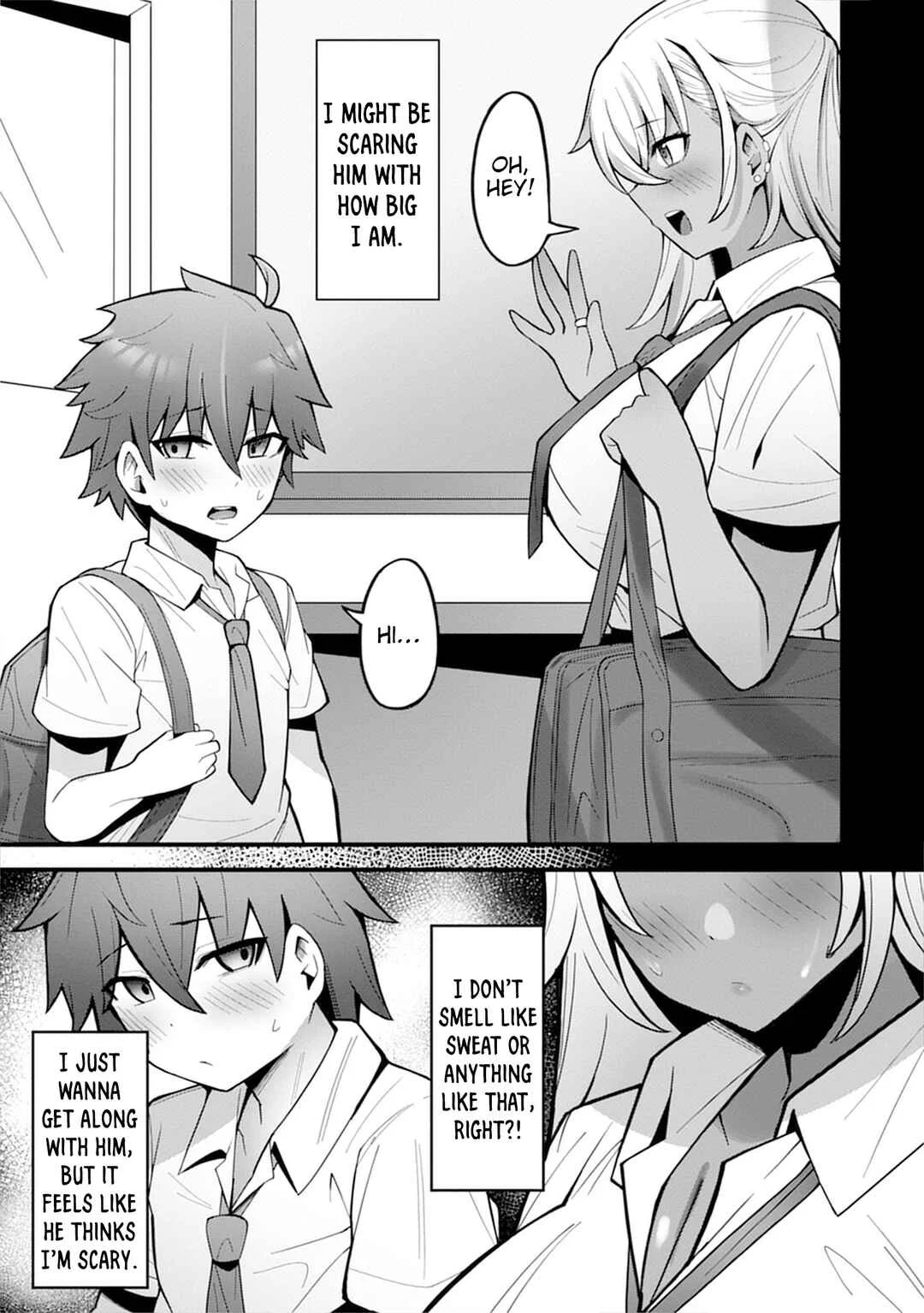 Uo Dekka - Kyonyuu Kyojiri Koushinchou Gyaru-chan wa Boku ni Koi Shiteru - Anthology Comic Chapter 2: I want to be in love with your scent - Page 2