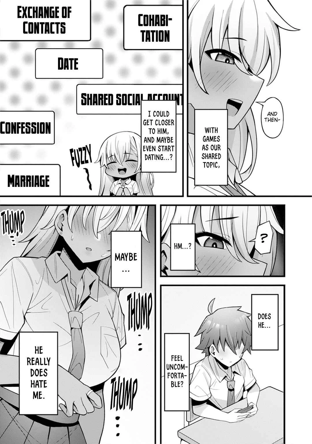 Uo Dekka - Kyonyuu Kyojiri Koushinchou Gyaru-chan wa Boku ni Koi Shiteru - Anthology Comic Chapter 2: I want to be in love with your scent - Page 9