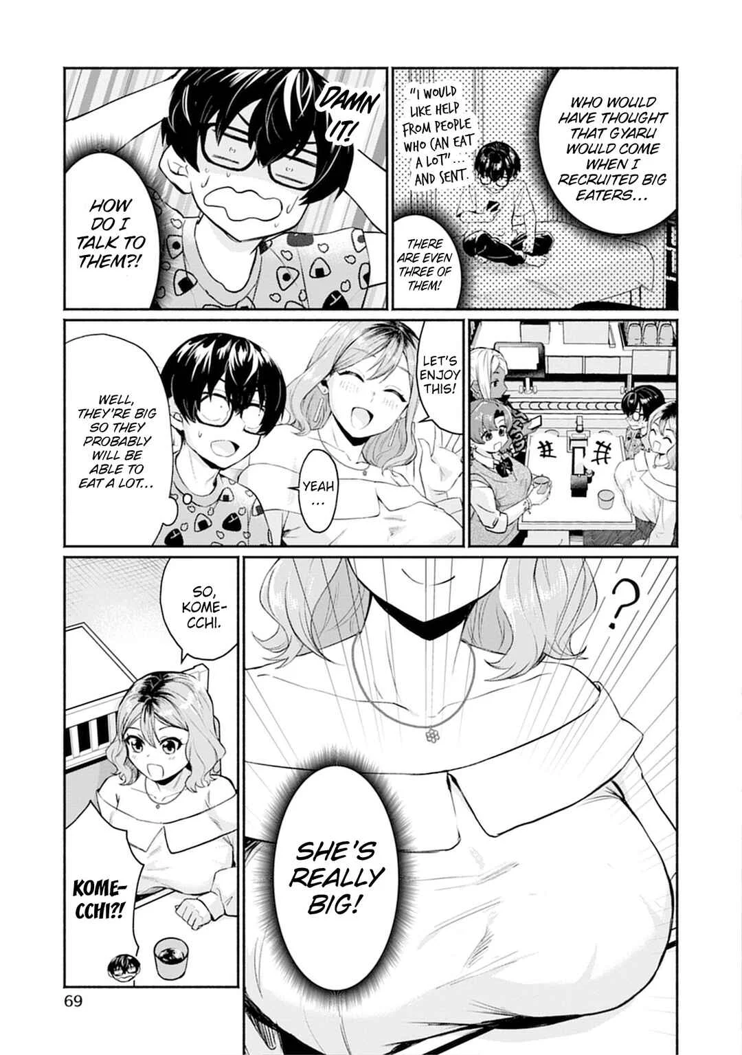 Uo Dekka - Kyonyuu Kyojiri Koushinchou Gyaru-chan wa Boku ni Koi Shiteru - Anthology Comic Chapter 3: Beware of Oshi Events and Gyaru! - Page 3