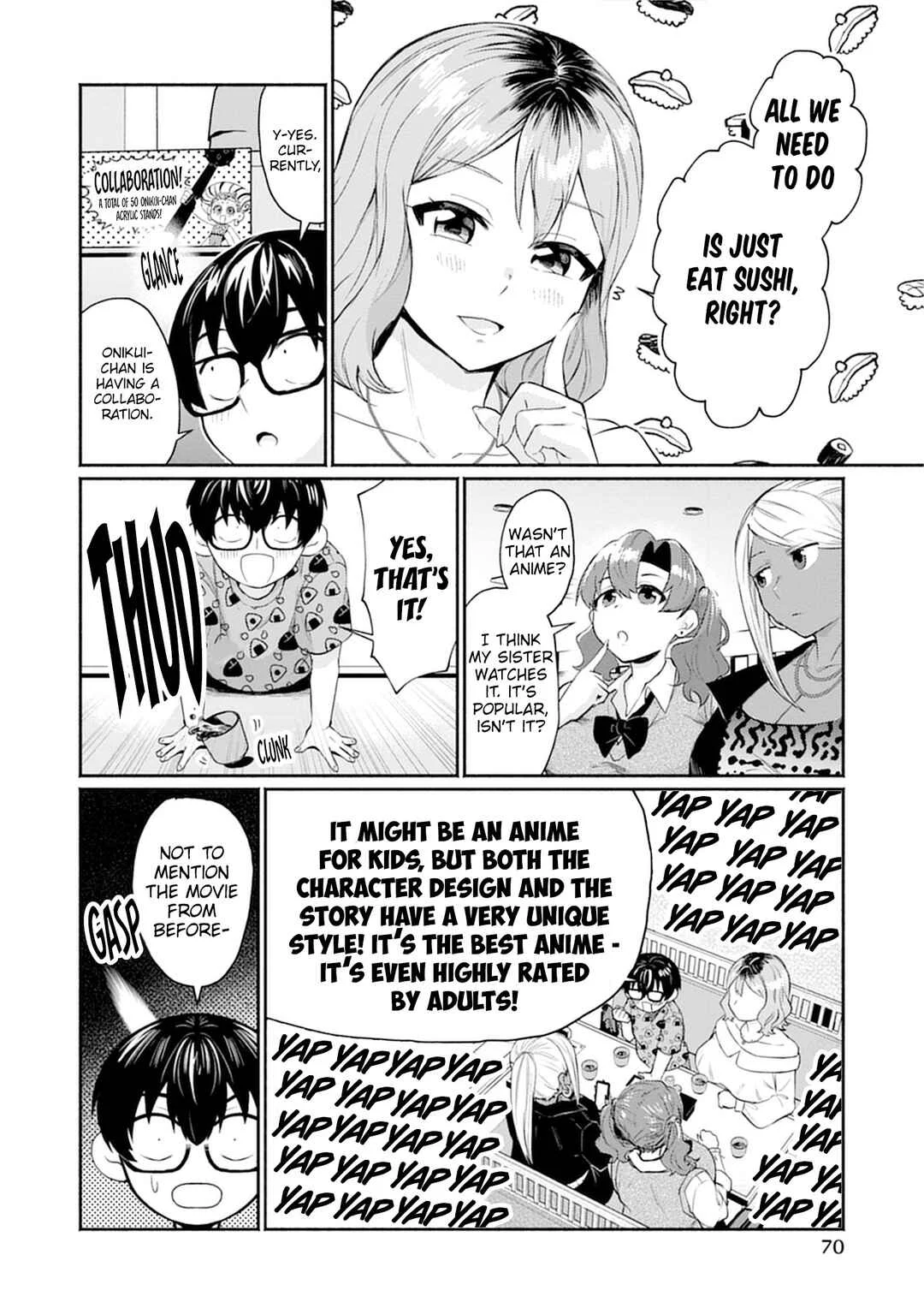 Uo Dekka - Kyonyuu Kyojiri Koushinchou Gyaru-chan wa Boku ni Koi Shiteru - Anthology Comic Chapter 3: Beware of Oshi Events and Gyaru! - Page 4