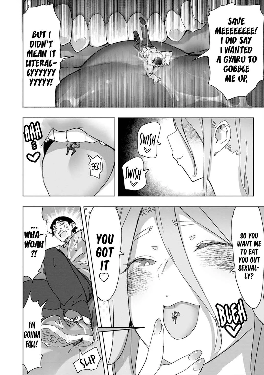 Uo Dekka - Kyonyuu Kyojiri Koushinchou Gyaru-chan wa Boku ni Koi Shiteru - Anthology Comic Chapter 4: Matching with a Giant ☆ Gyaru - Page 8
