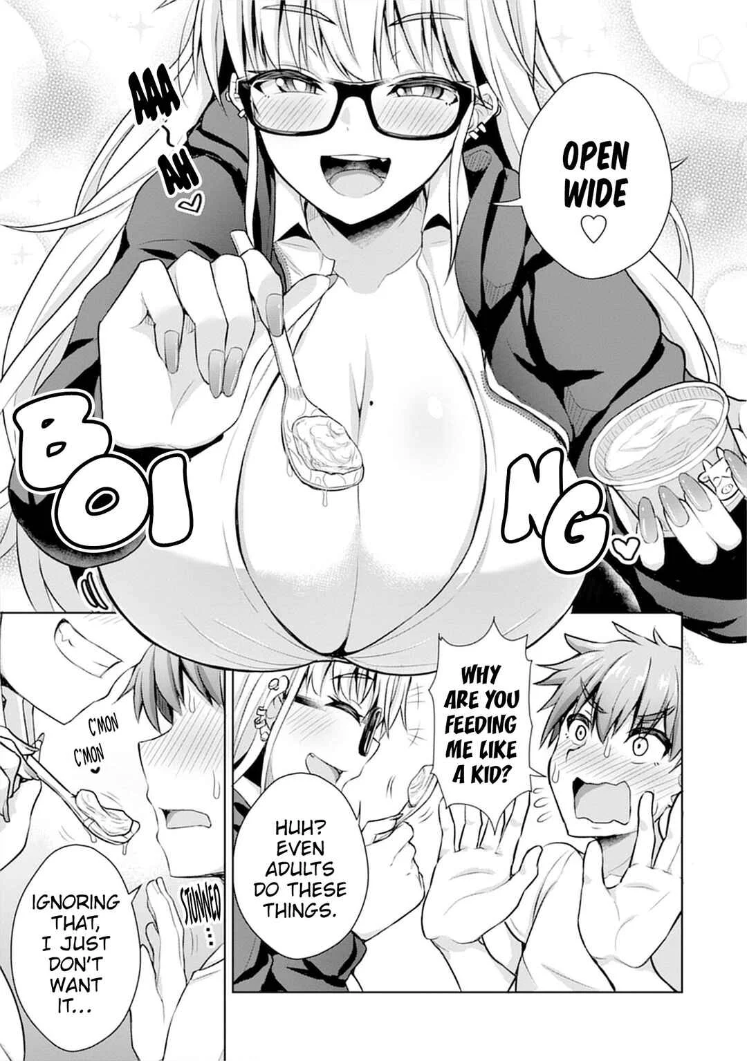 Uo Dekka - Kyonyuu Kyojiri Koushinchou Gyaru-chan wa Boku ni Koi Shiteru - Anthology Comic Chapter 5: Pushy Sister - Page 3
