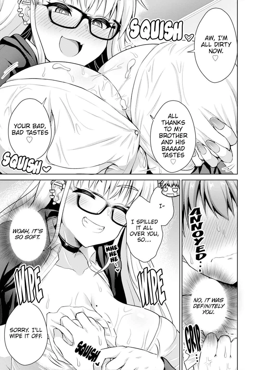 Uo Dekka - Kyonyuu Kyojiri Koushinchou Gyaru-chan wa Boku ni Koi Shiteru - Anthology Comic Chapter 5: Pushy Sister - Page 7